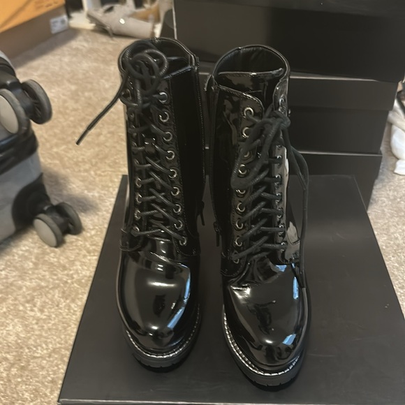 Freddie black azalea wang ankle booties. Not real leather (pu) - Picture 6 of 6